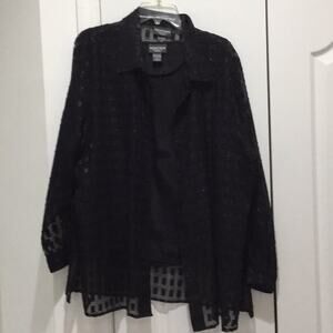 Notations 1x tunic cami/blouse worn once w/shimmer